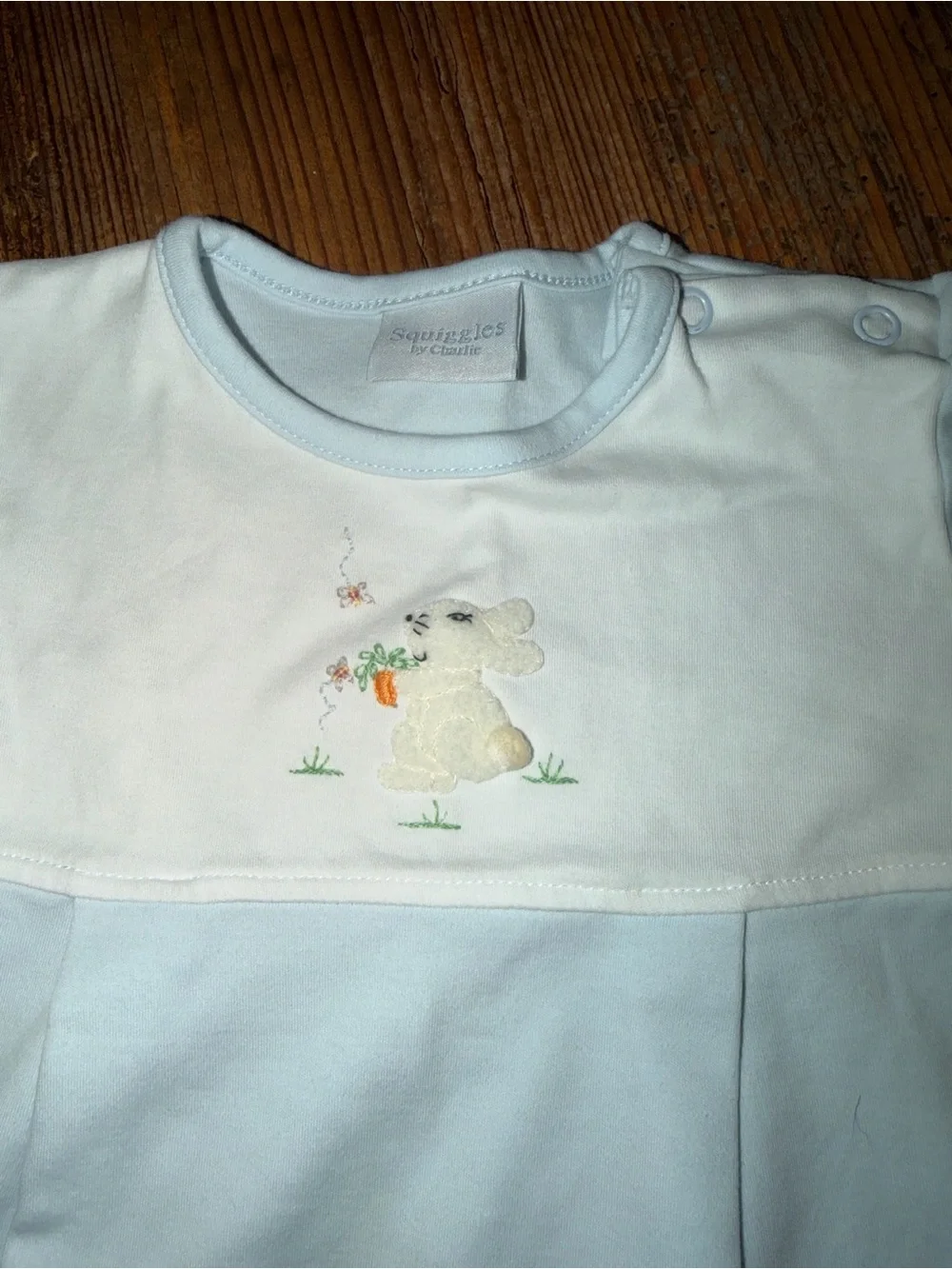 Squiggles by Charlie NWOT Bunny Romper
